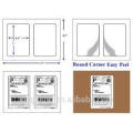 hot sale 30252, 99012, 1744907 compatible thermal label, 4*6 zebra compatible thermal label, half sheet shipping label